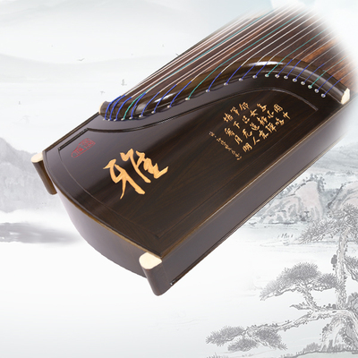 阴刻金粉中级筝高山流水