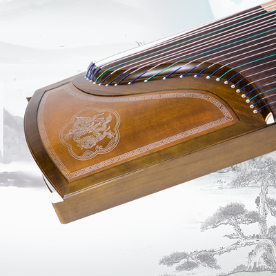 楠木银丝筝龙韵吉祥